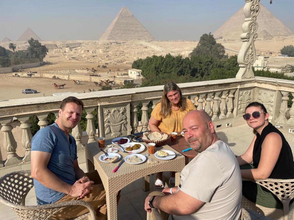 Sphinx Palace Pyramids View Inn Kafret el-Gabal Exteriör bild