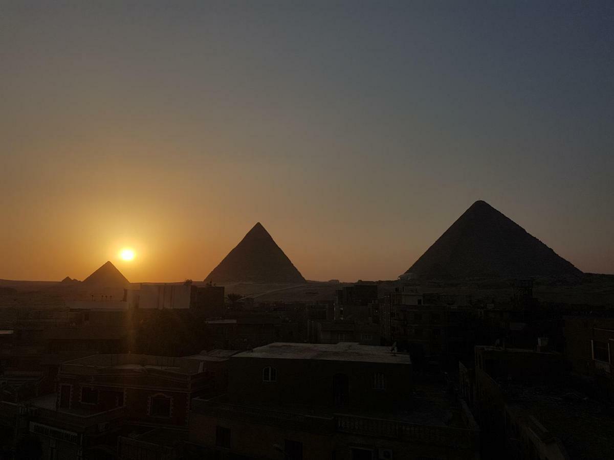 Sphinx Palace Pyramids View Inn Kafret el-Gabal Exteriör bild